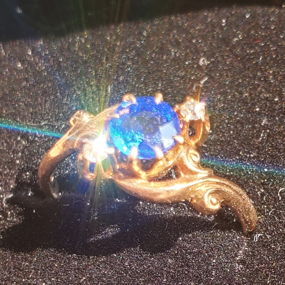 Antique Victorian Sapphire Diamond Ring